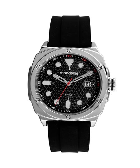 relógio mondaine 32767g0mvni2kb analógico prateado UNICO