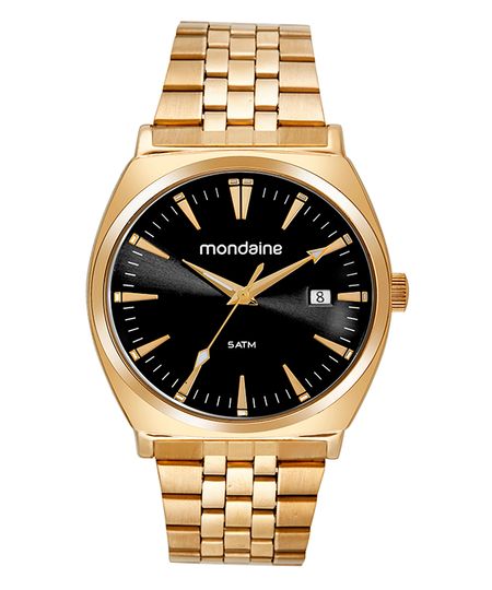 relógio mondaine 32541gpmvde2kf analógico-calendário dourado UNICO relógio mondaine 32541gpmvde2kf analógico-calendário dourado UNICO