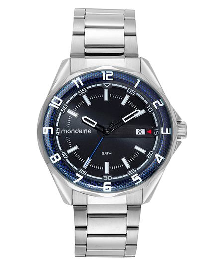 relógio mondaine 32545g0mvne2kf analógico prateado UNICO