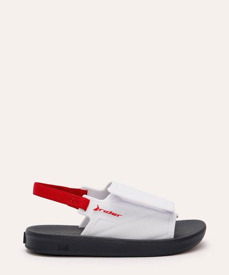 chinelo slide infantil rider azul 22 chinelo slide infantil rider azul 22