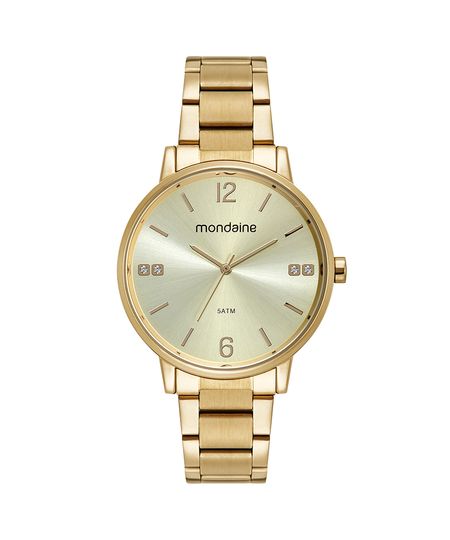 kit relógio mondaine 32600lpmkde1k1 analógico dourado UNICO kit relógio mondaine 32600lpmkde1k1 analógico dourado UNICO