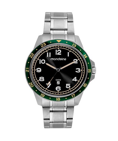 relógio mondaine  99736g0mvna3 analógico-calendário prateado UNICO