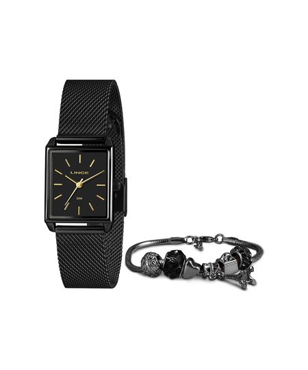 relógio lince  lqn4766l25 ka4bp1px analógico preto UNICO relógio lince  lqn4766l25 ka4bp1px analógico preto UNICO