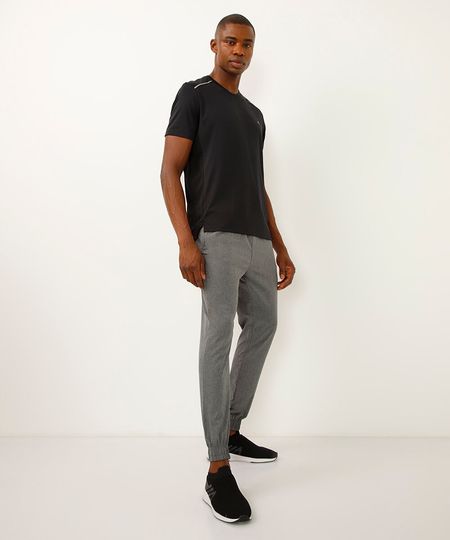 calça jogger com bolsos esportiva ace cinza P calça jogger com bolsos esportiva ace cinza P
