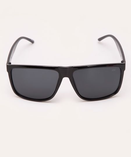óculos de sol quadrado preto UNICO
