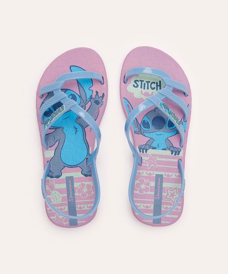 rasteirinha infantil calce fácil stitch lilás 29 rasteirinha infantil calce fácil stitch lilás 29