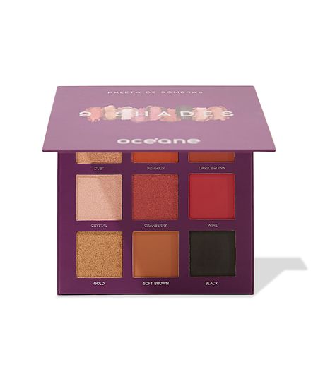 paleta de sombras 9 shades océane UNICO paleta de sombras 9 shades océane UNICO