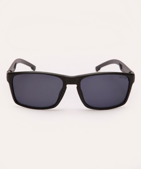 óculos de sol quadrado triton preto UNICO