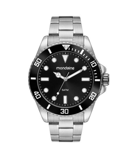relógio mondaine 32549g0mvne1 analógico prateado UNICO