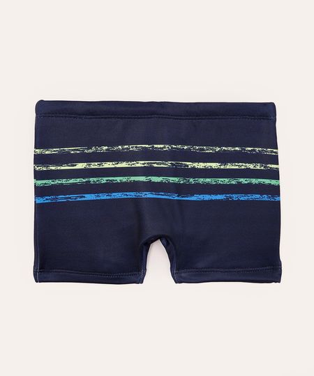 sunga infantil boxer listrada azul 6