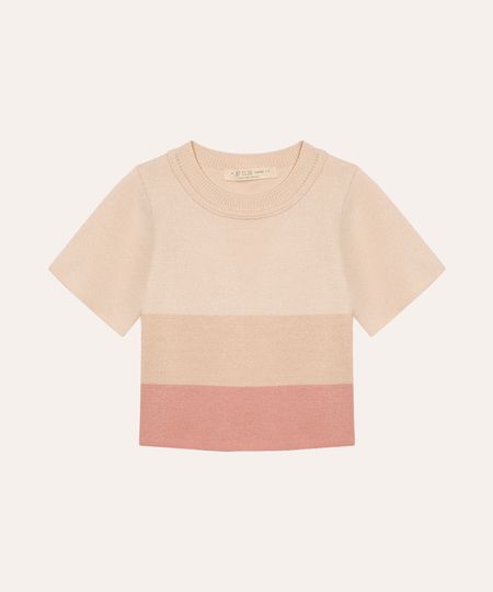 camiseta de tricot infantil manga curta listrada colorida 3 camiseta de tricot infantil manga curta listrada colorida 3