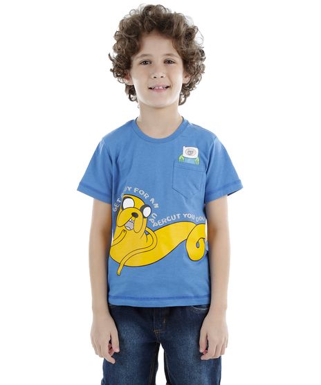 Camiseta-Hora-de-Aventura-Azul-8205420-Azul_1