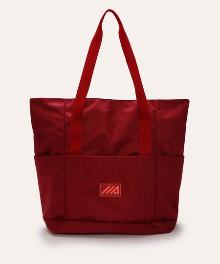 bolsa tote esportiva ace vinho UNICO