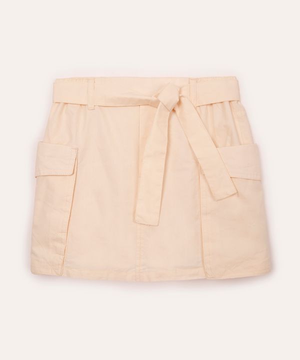 saia cargo infantil com cinto rosa 6