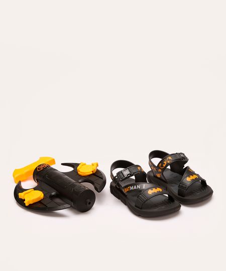 papete grendene infantil com brinde batman preta 28