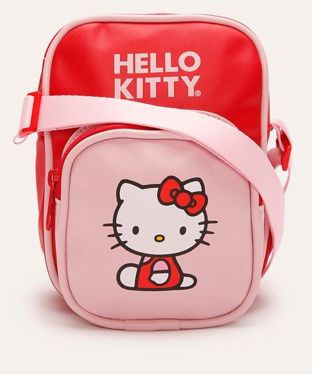 bolsa infantil hello kitty vermelha UNICO