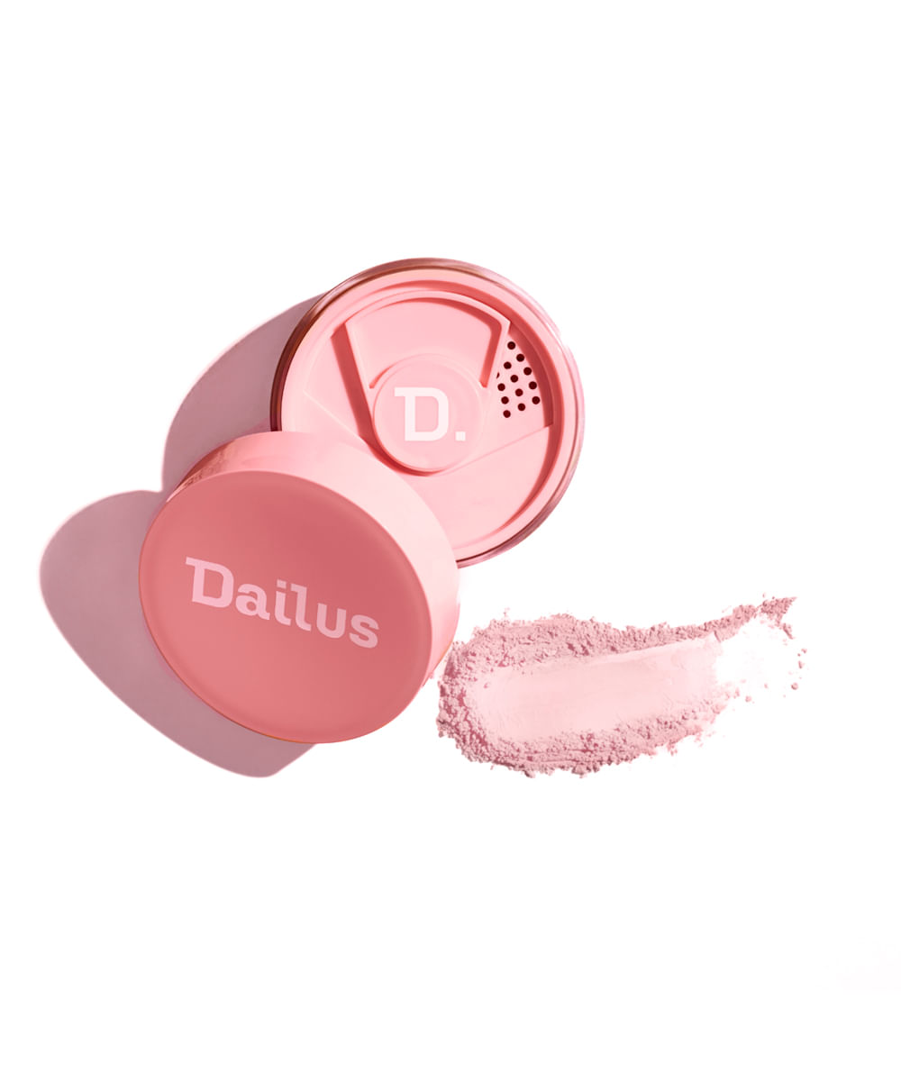 pó solto ultrafino dailus rosa
