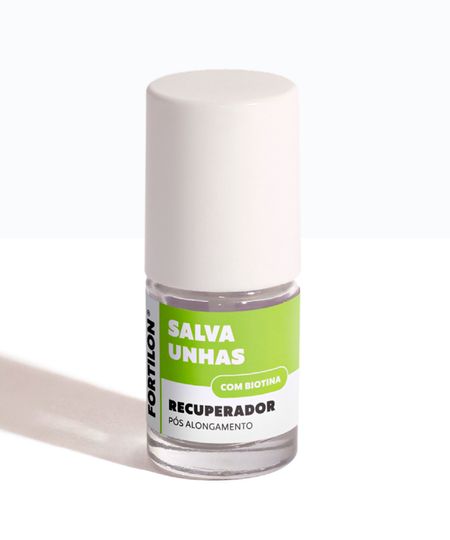 esmalte fortilon salva unhas dailus recuperador pós alongamento transparente UNICO