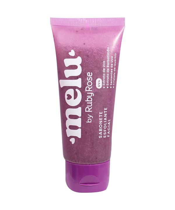 sabonete esfoliante facial melu uva UNICO