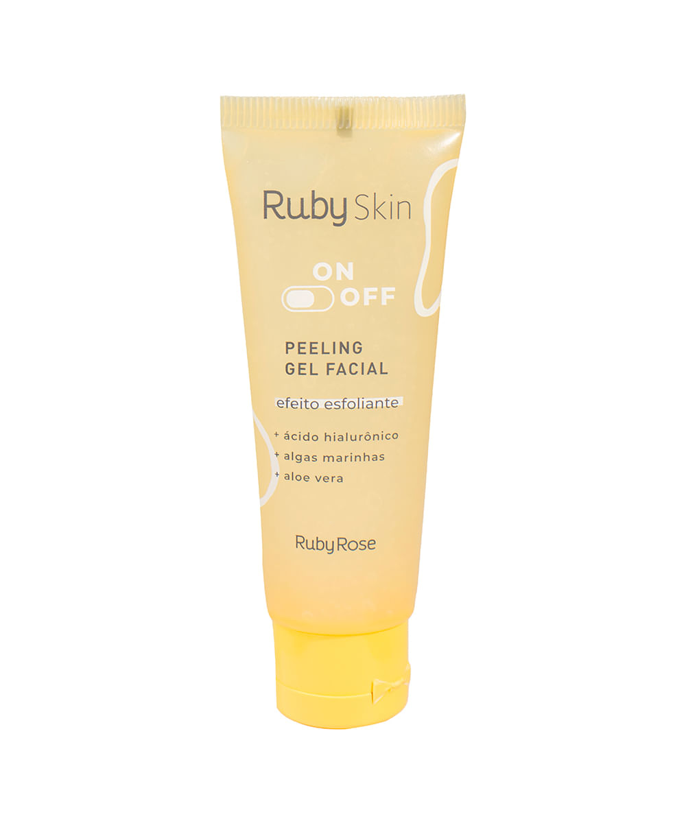 peeling gel facial ruby rose on off