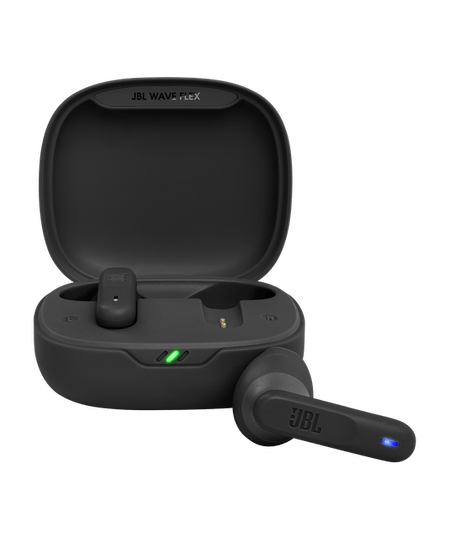 fone de ouvido sem fio jbl bluetooth wave flex tws preto UNICO
