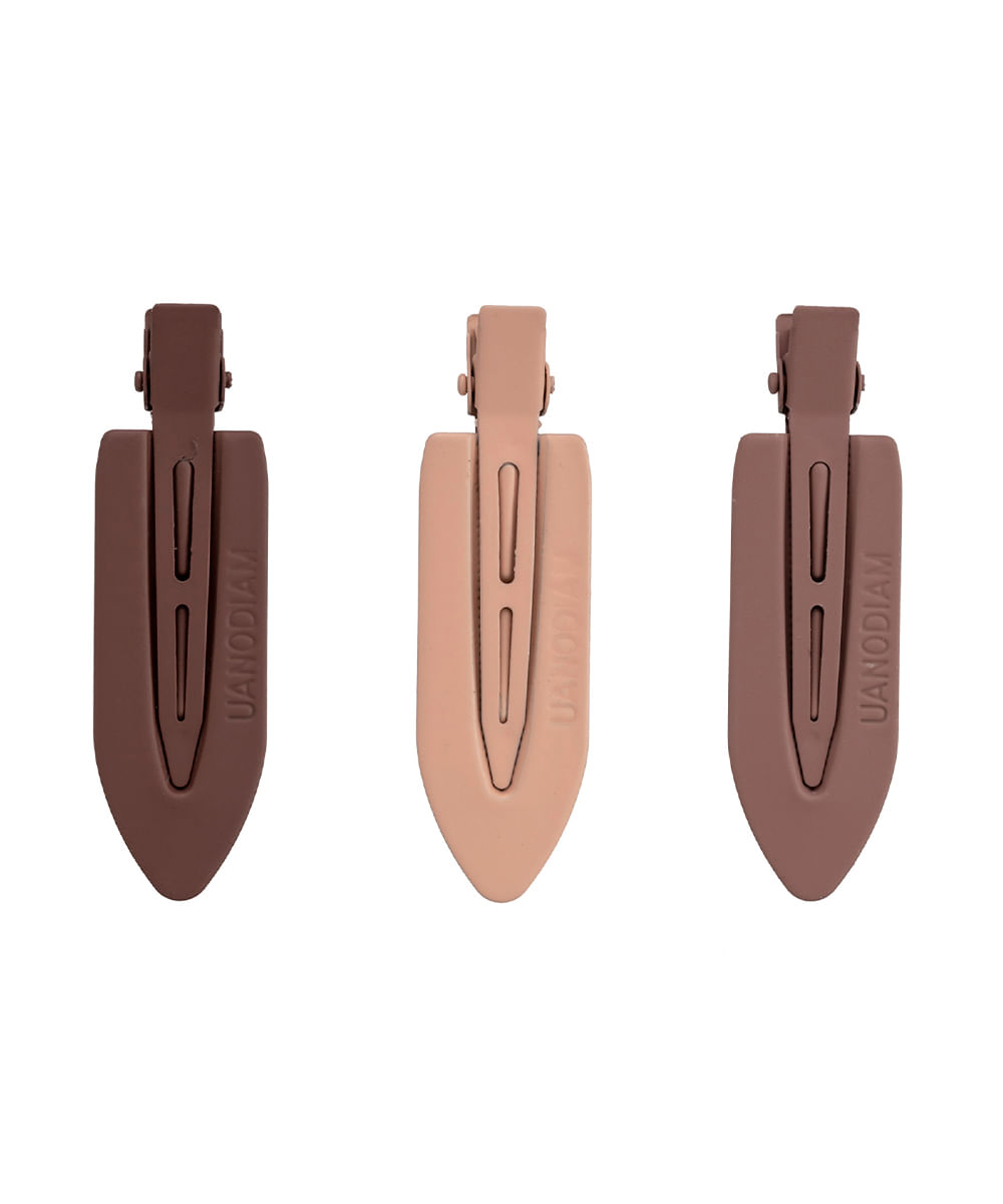 kit presilhas proart anti marca 3 peças colorido kit presilhas proart anti marca 3 peças colorido