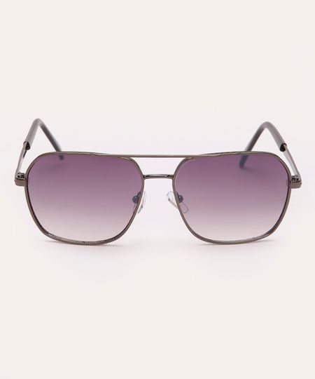 óculos de sol aviador triton prateado UNICO óculos de sol aviador triton prateado UNICO