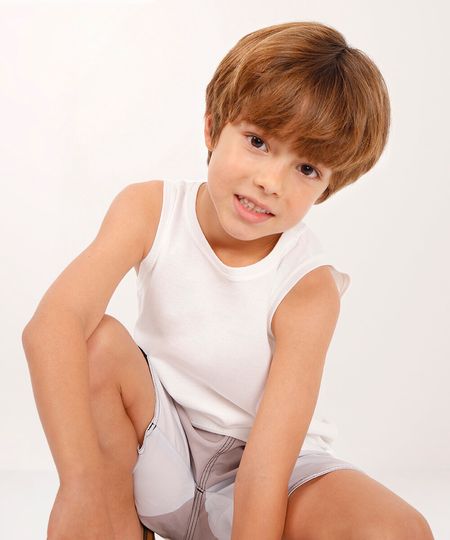 regata de algodão infantil off white 10