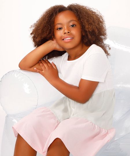 vestido de algodão infantil três marias colorido 6 vestido de algodão infantil três marias colorido 6