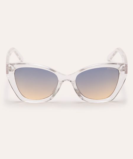 óculos de sol gatinho triton transparente UNICO