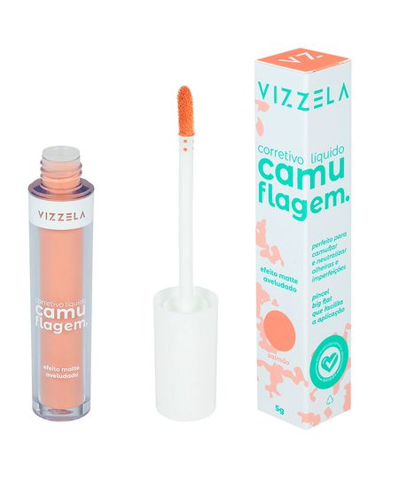 corretivo camuflagem vizzela salmão UNICO corretivo camuflagem vizzela salmão UNICO