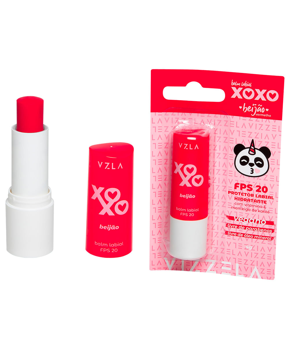 balm labial xoxo fps 20 vizzela beijão rosa balm labial xoxo fps 20 vizzela beijão rosa
