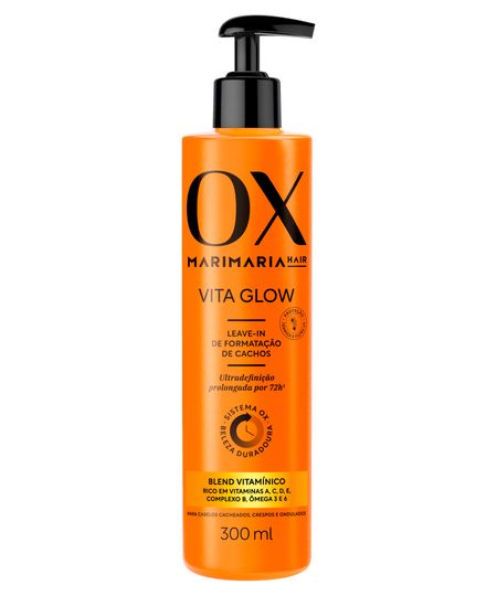 leave in de formatação de cachos ox mari maria vita glow UNICO leave in de formatação de cachos ox mari maria vita glow UNICO