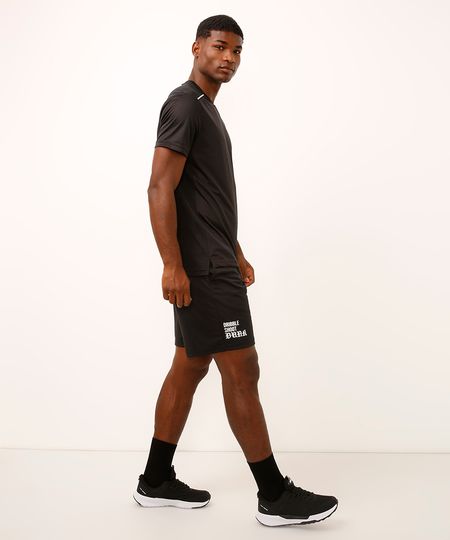 short  texturizado dribble shoot esportivo ace preto G