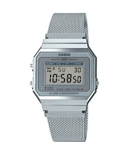 relógio casio digital a700wm 7adf - prata UNICO