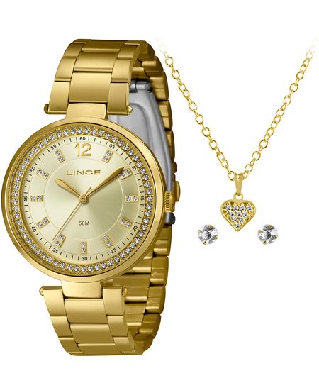 relógio lince na lrgj156l40 kbokc2kx dourado UNICO relógio lince na lrgj156l40 kbokc2kx dourado UNICO