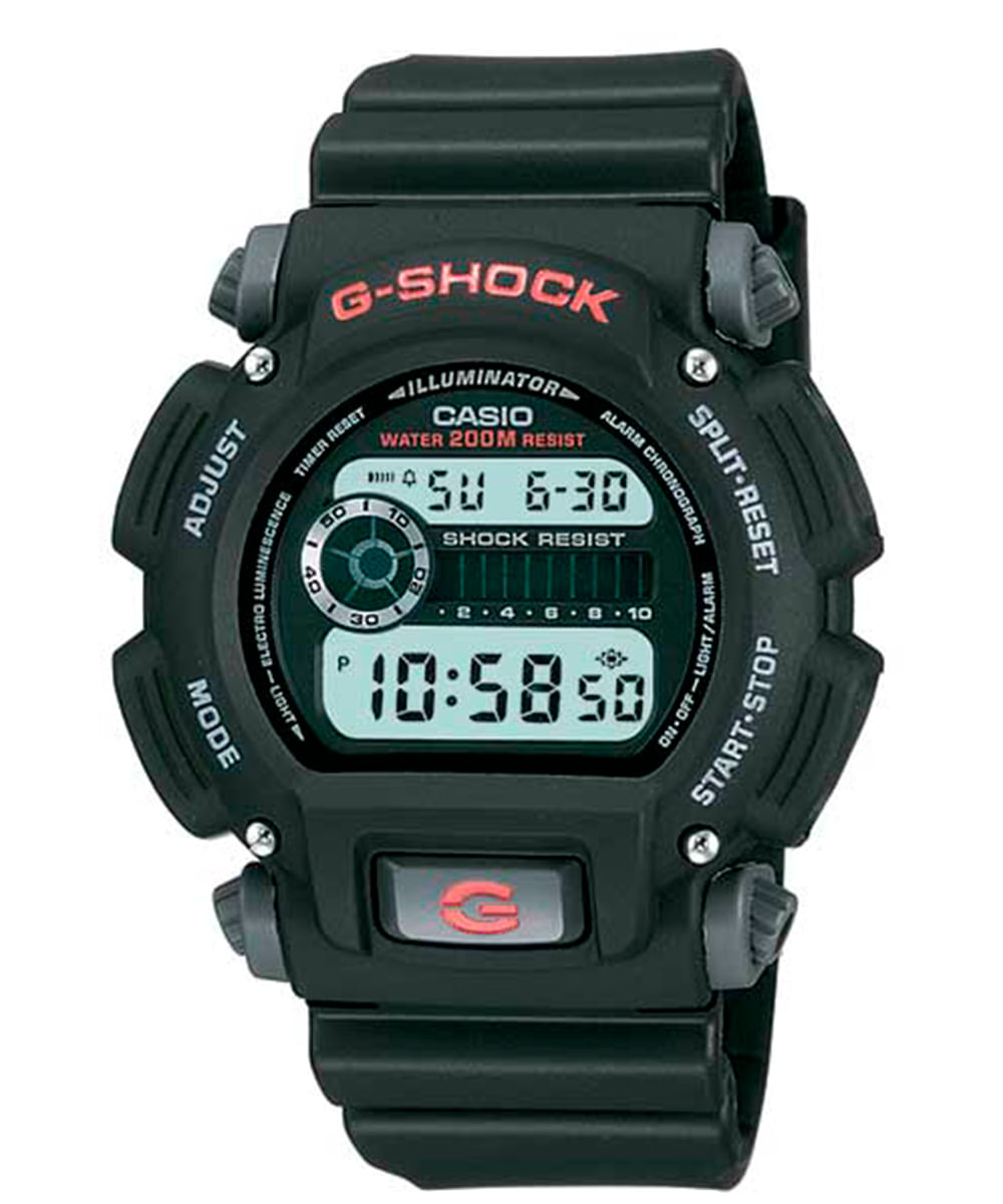 relógio casio digital dw 9052 1vdr preto