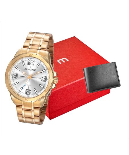 relógio mondaine analógico 53832gpmvde2kh - dourado UNICO