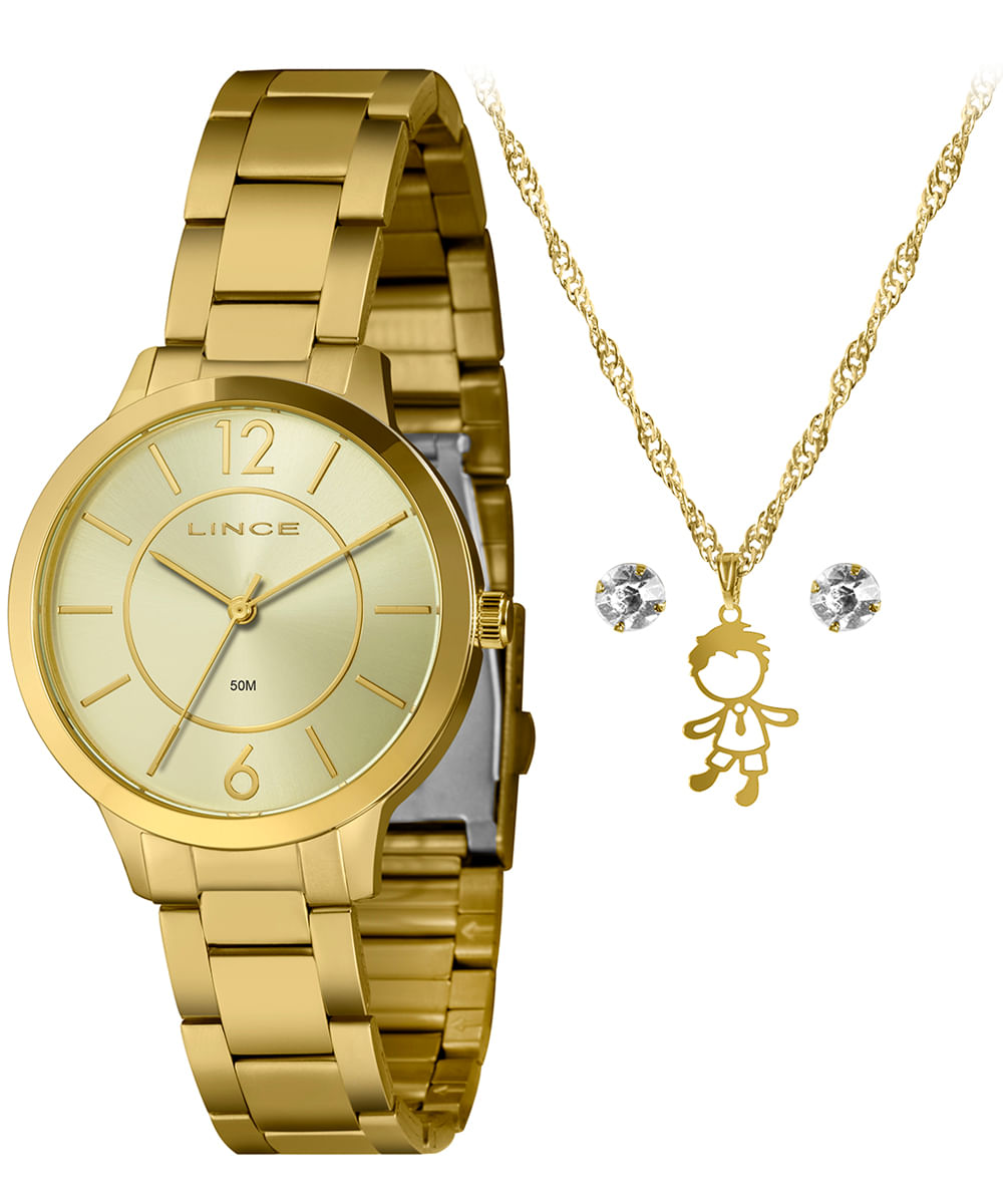 relógio lince analógico lrg4748l38 k02gc2kx dourado