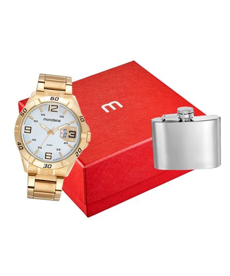 relógio mondaine analógico calendário 32650gpmvde3kk dourado UNICO relógio mondaine analógico calendário 32650gpmvde3kk dourado UNICO