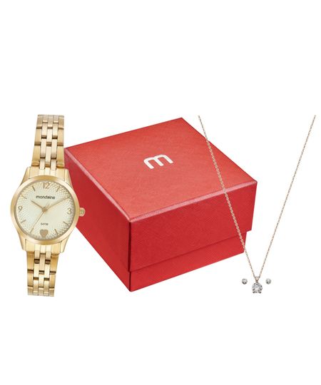 relógio mondaine analógico 32795lpmkde1k1 dourado UNICO