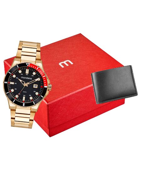 relógio mondaine analógico 32569gpmvde1k dourado UNICO