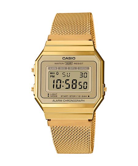 relógio casio digital a700wmg9adf dourado UNICO