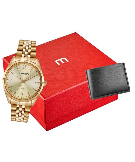 relógio mondaine analógico 32567gpmvde1k dourado UNICO