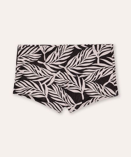 sunga boxer folhagem proteção uv cinza P sunga boxer folhagem proteção uv cinza P