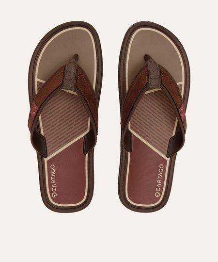 chinelo maiorca cartago marrom 39