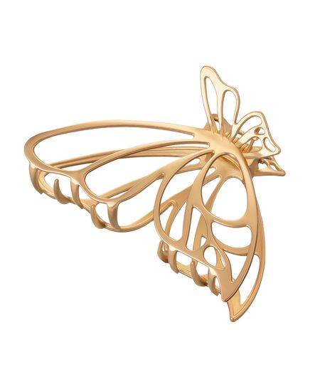 presilha de cabelo borboleta pequena proart dourada UNICO presilha de cabelo borboleta pequena proart dourada UNICO