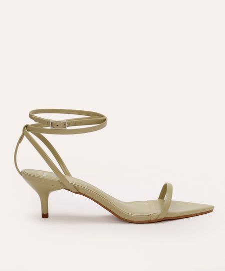 sandália bico fino mindset verde 34 sandália bico fino mindset verde 34