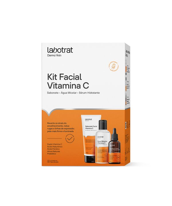 kit facial vitamina c dermo skin labotrat UNICO