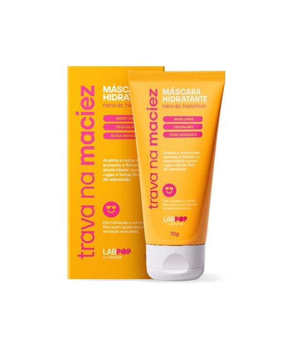 máscara facial trava na maciez labpop 70 G